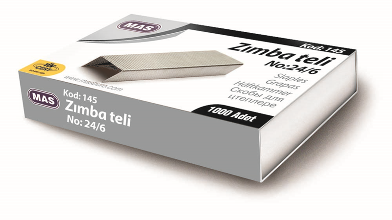MAS ZIMBA TELİ NO: 24/6 BEYAZ 145