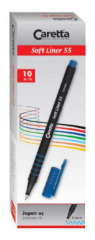 CARETTA KEÇELİ KALEM 55 SOFT LINER 10 LU AÇIK YEŞİL C-55-18-T