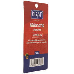 502g Mıknatıs 2cm Blisterli 6'lı Paket