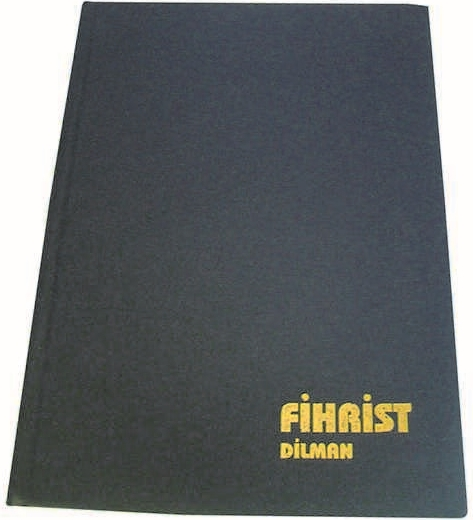 DİLMAN FİHRİST CİLTLİ SERT KAPAK 20x28 12 YP 16 BASAMAK 1010