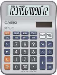 CASIO HESAP MAKİNESİ MASAÜSTÜ MC-12M 12 HANE