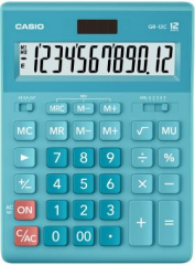 CASIO HESAP MAKİNESİ MASAÜSTÜ GR-12C-LB-W-DP