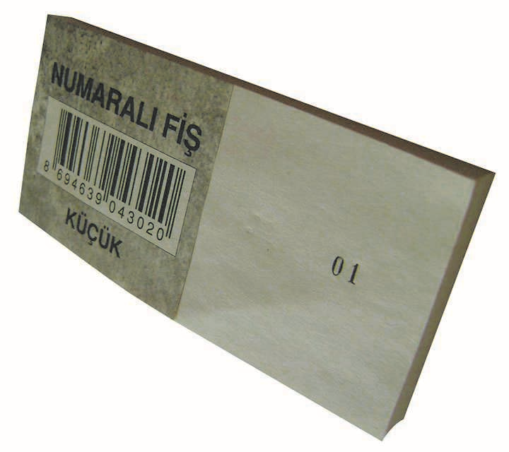 DİLMAN NUMARALI FİŞ KÜÇÜK 5x11 4302