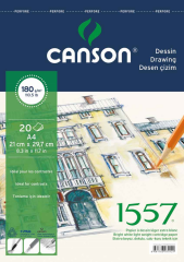 CANSON RESİM VE ÇİZİM BLOĞU 1557 A4 180 GR 20 YP FCNS18020A4US