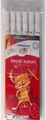 PENSAN KİDZ KEÇELİ KALEM 34000   6 RENK