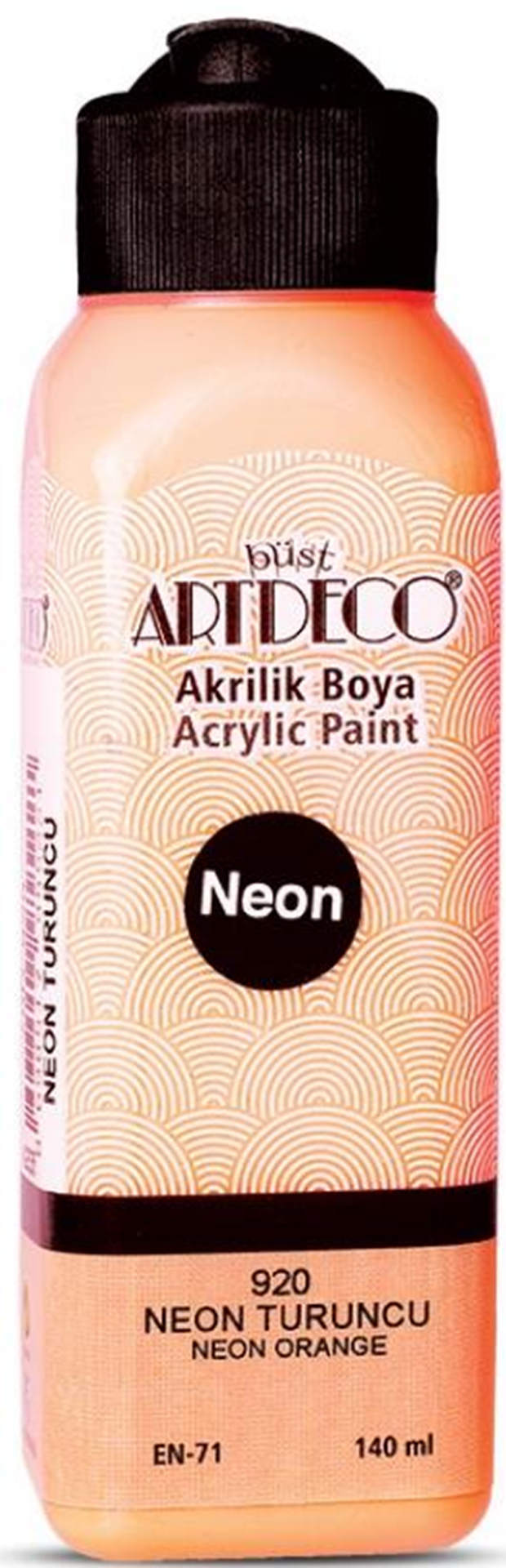 ARTDECO AKRİLİK BOYA NEON 140 ML TURUNCU Y-070R-920