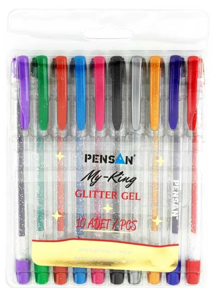PENSAN JEL KALEM MY-KING 2227 SİMLİ 10 LU SET
