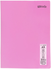 MYNOTE DEFTER TEXT PASTEL PP KAPAK DİKİŞLİ A5 40 YP KARELİ MTXPA-A540-K
