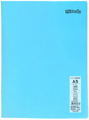 MYNOTE DEFTER TEXT PASTEL PP KAPAK DİKİŞLİ A5 40 YP KARELİ MTXPA-A540-K