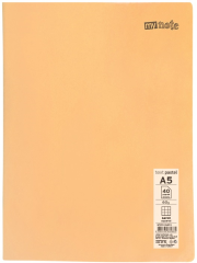 MYNOTE DEFTER TEXT PASTEL PP KAPAK DİKİŞLİ A5 40 YP KARELİ MTXPA-A540-K
