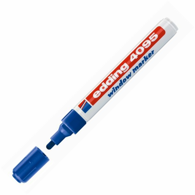 EDDING CAM KALEMİ E-4095 MAVİ