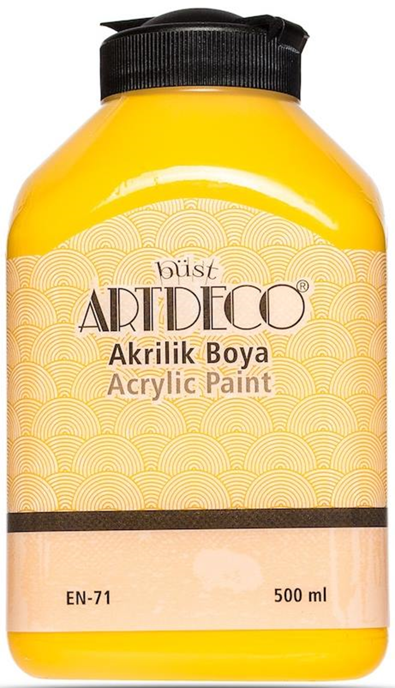 ARTDECO AKRİLİK BOYA 500 ML KOYU SARI Y-070L-3602
