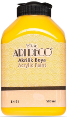 ARTDECO AKRİLİK BOYA 500 ML KOYU SARI Y-070L-3602