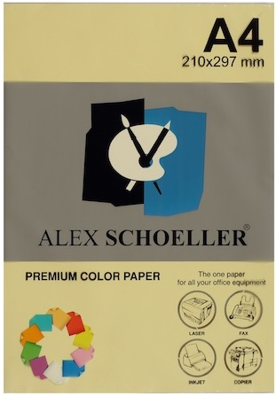 ALEX FOTOKOPİ KAĞIDI A4 AÇIK SARI 500 LÜ ALX-515