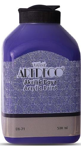 ARTDECO AKRİLİK BOYA 500 ML KOYU MOR Y-070L-3048
