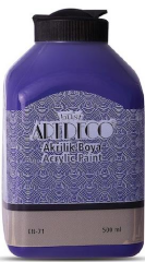 ARTDECO AKRİLİK BOYA 500 ML KOYU MOR Y-070L-3048