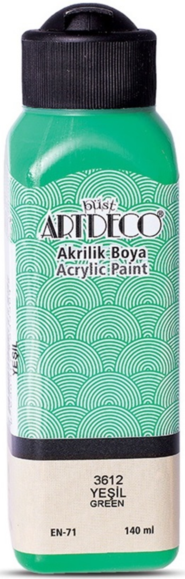ARTDECO AKRİLİK BOYA 140 ML YEŞİL Y-070R-3612