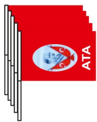BUKET BAYRAK SOPALI ATATÜRK 80 Lİ 12x22,5cm BKT-301