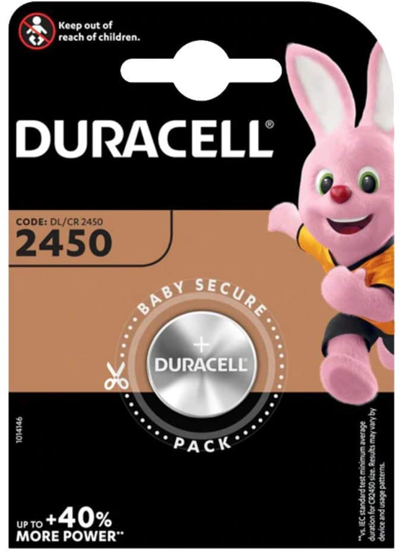 DURACELL PİL DÜĞME 3V TEKLİ 2450