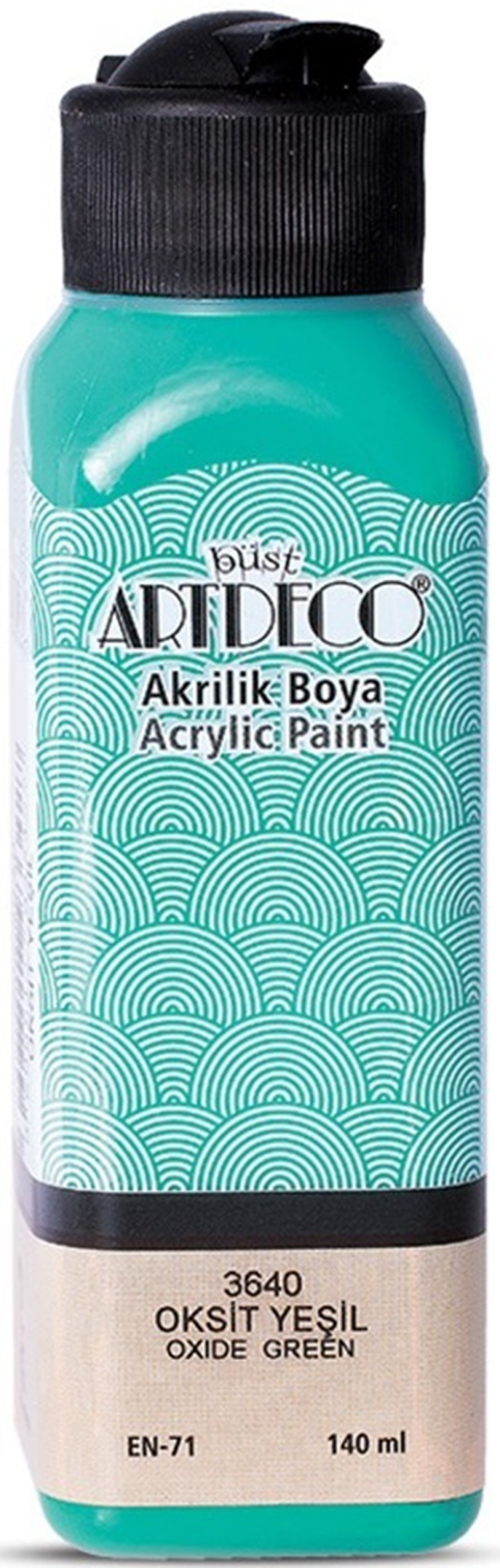ARTDECO AKRİLİK BOYA 140 ML OKSİT YEŞİL Y-070R-3640