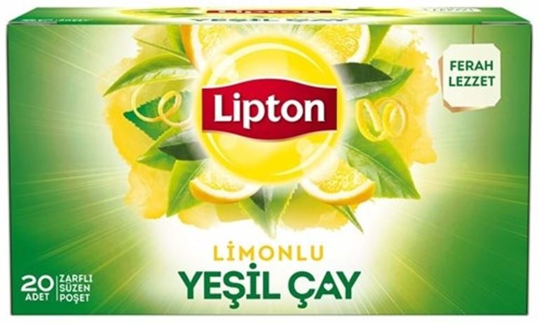 LİPTON BİTKİ ÇAYI YEŞİL ÇAY LİMONLU 20 Lİ 20032425-69765883