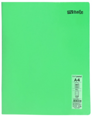 MYNOTE DEFTER TEXT PASTEL PP KAPAK DİKİŞLİ A4 80 YP KARELİ MTXPA-A480-K