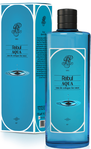 REBUL KOLONYA 250 ML CAM ŞİŞE AQUA EDC  TM02425