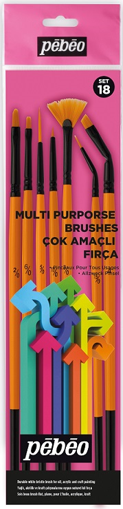 PEBEO FIRÇA SETİ TEZHİP VE MİNYATÜR 7 Lİ PEBEO SET-18