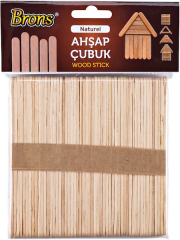 BRONS AHŞAP ÇUBUK NATÜREL GENİŞ BR-901