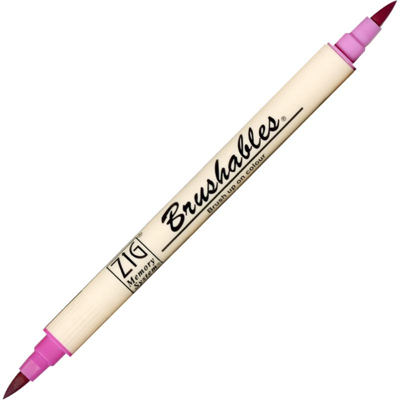 ZIG BRUSHABLES MS-7700 025 PURE PINK