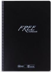 KESKİN DEFTER FREE A4 PP KAPAK SPİRALLİ 40 YP. KARELİ 320392