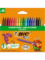 BIC KIDS PLASTIDECOR 18'Lİ SİLİNEBİLİR PASTEL BOYA 8297711