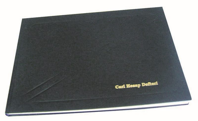DİLMAN CARİ HESAP DEFTERİ CİLTLİ YAN 17x24  96 YP 1101