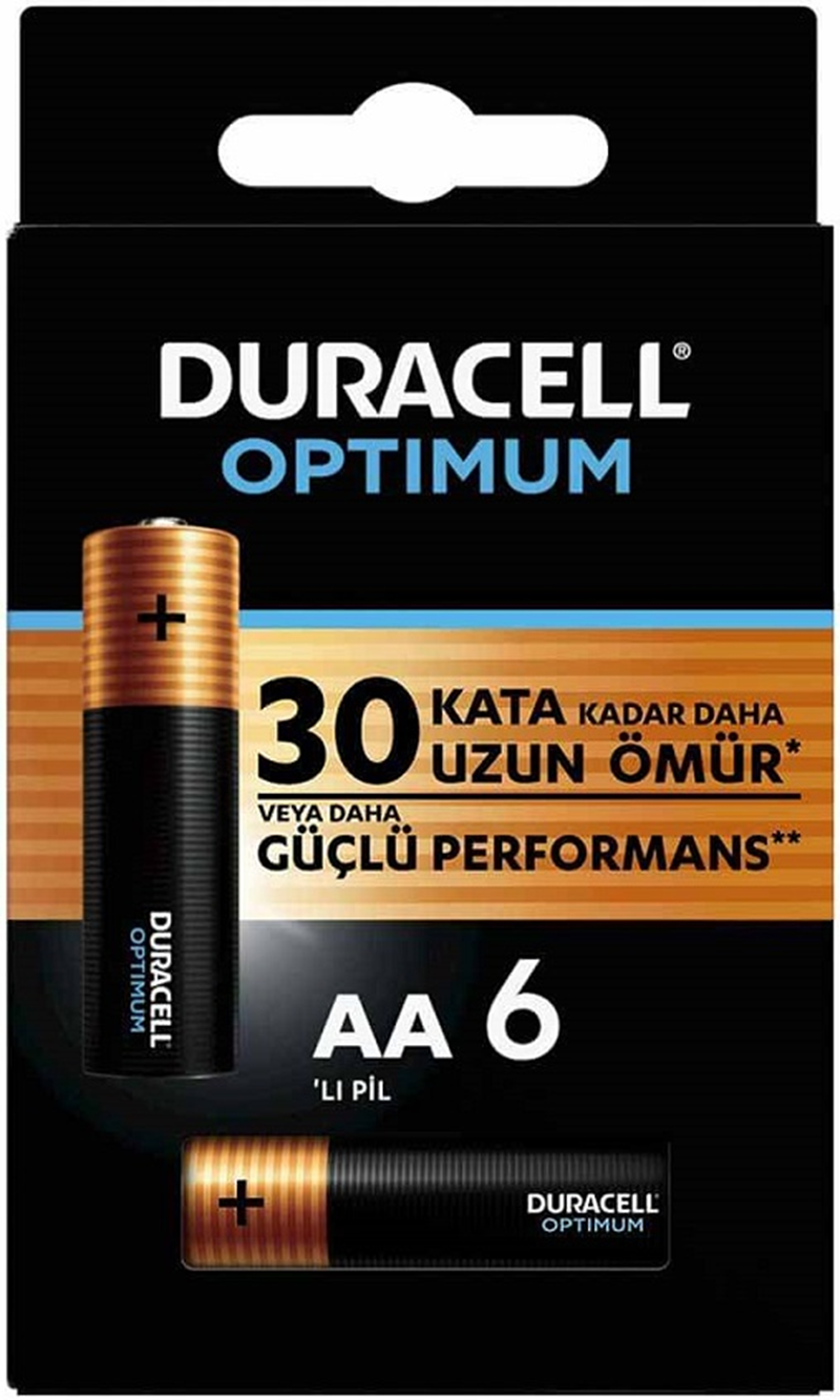 DURACELL PİL OPTIMUM 6 LI AA KALEM