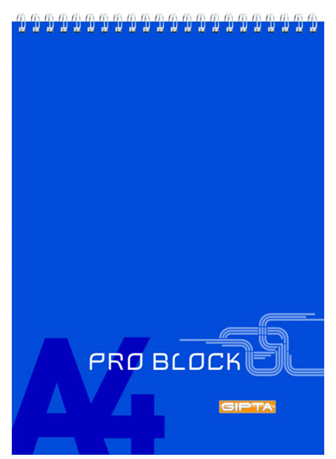 GIPTA BLOKNOT PROBLOK A4 SPİRALLİ KARTON KAPAK 40 YP. ÇİZGİLİ 1397