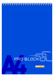GIPTA BLOKNOT PROBLOK A4 SPİRALLİ KARTON KAPAK 40 YP. ÇİZGİLİ 1397