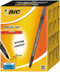 BIC TÜKENMEZ KALEM ROUND STIC 60 LI SİYAH 920568