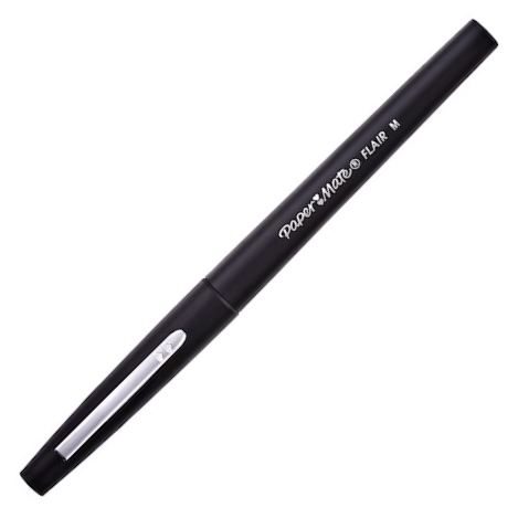 PAPERMATE GLISS KALEM FLAIR M UÇ SİYAH S0190973