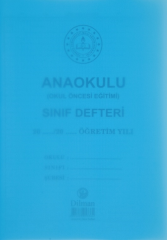 DİLMAN SINIF DEFTERİ ANAOKULU PP KAPAK 22x32 44 YP 5336