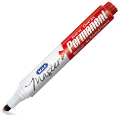 MAS PERMANENT MARKÖR KESİK UÇ KIRMIZI 6408