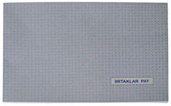 DİLMAN PAY DEFTERİ KARTON KAPAK 22x31.5 40 YP NUMARALI 5367