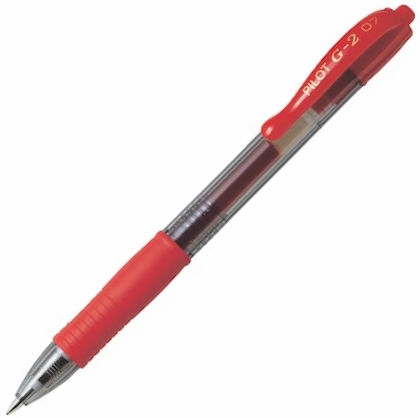 PILOT JEL KALEM G2 MEKANİZMALI 0.7 KIRMIZI BL-G2-7-R-FF