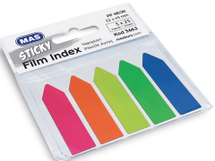 MAS INDEX FILM (PP) OK ŞEKİLLİ 5 RENK 3662