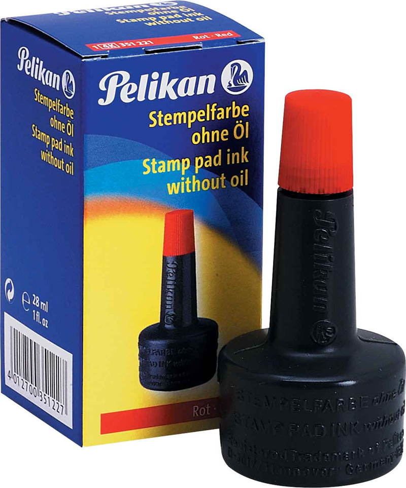 PELİKAN ISTAMPA MÜREKKEBİ 28 CC KIRMIZI 351221