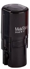 MOBİSTAMPS KAŞE YUVARLAK R-17 KIRMIZI KEÇELİ