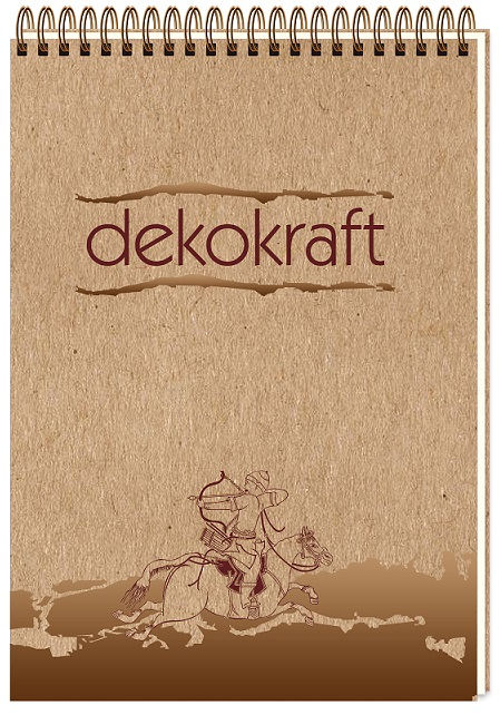 KESKİN BLOKNOT DEKOKRAFT A4 SPİRALLİ 100 YP. DÜZ 144000