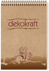 KESKİN BLOKNOT DEKOKRAFT A4 SPİRALLİ 100 YP. DÜZ 144000