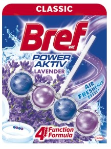 BREF KLOZET KOKUSU POWER AKTIV TEKLİ 4 TOP LAVANTA 50 GR