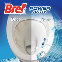 BREF KLOZET KOKUSU POWER AKTIV TEKLİ 4 TOP LAVANTA 50 GR