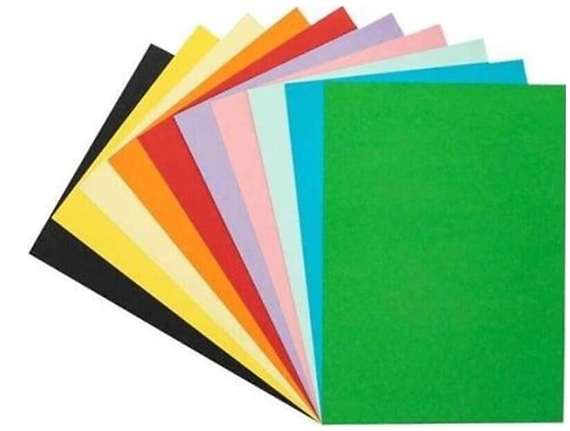 KESKİN FON KARTONU 25X35 110 GR 10 LU KARIŞIK POŞETLİ 201300-99